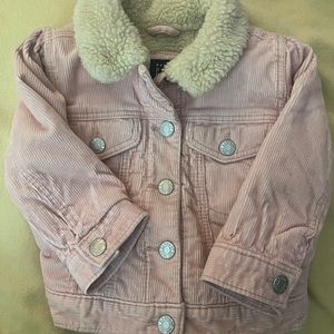 Gap corduroy jacket with warm fleece lining. Size 12-18 months